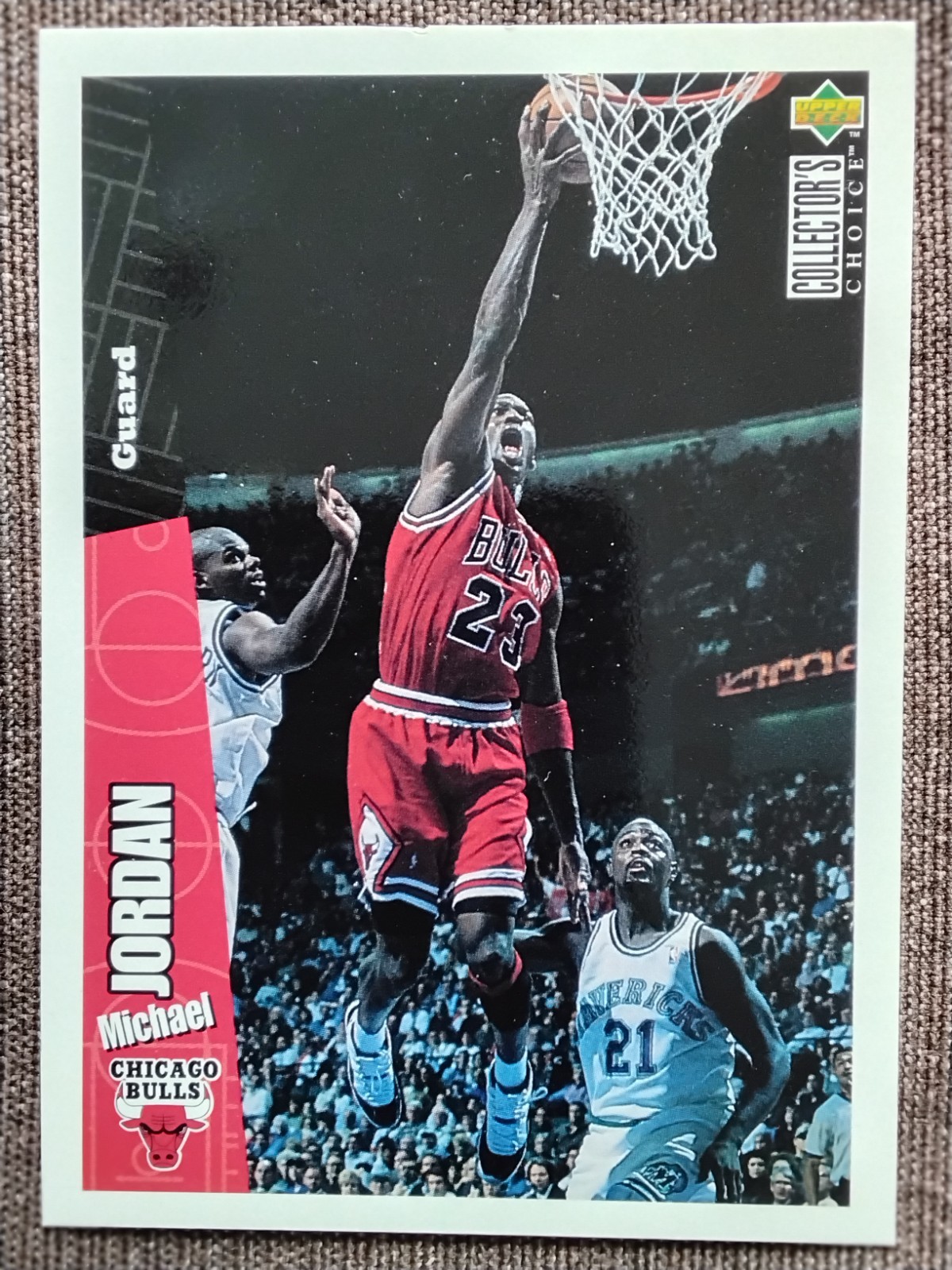 1996 Collectors Choice Michael Jordan #23 Basketball Card Bulls HOF