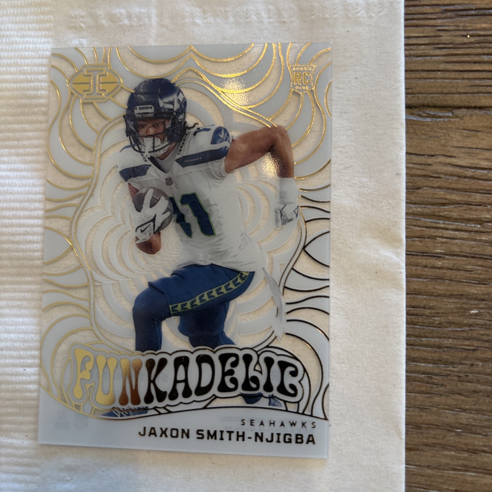 2023 Panini Illusions - Funkadelic Jaxon Smith-Njigba #16 Mosaic (RC)