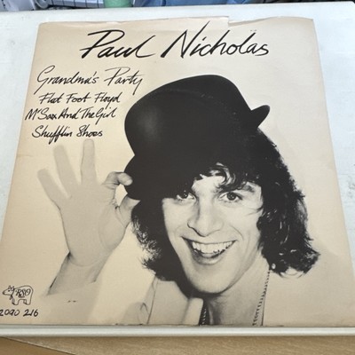 Paul Nicholas - Grandma's Party  7'' Vinyl EP Record P/S