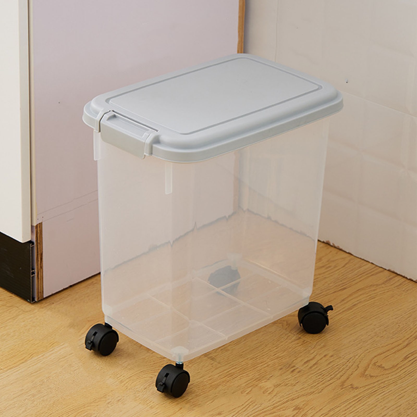 Rice Storage Container 27.6lb Perfect Sealing Large Capacity Moisture Resistant