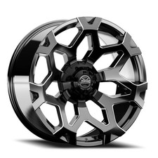 22x10 Torque Wheels Tw423c Stance Gloss Black Milled Wheel 6x5.5 -18mm