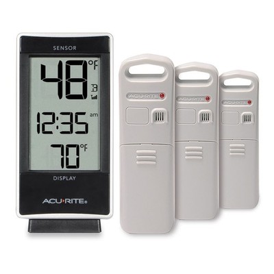 01090M Multi-Sensor Thermometer with 3 Indoor/Outdoor Temperature Sensors