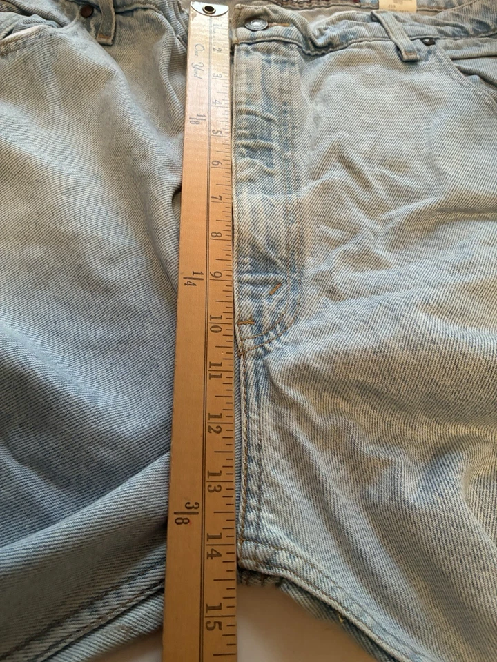 Levis Vintage Loose Fit 545 Orange Tab 44x32 Se adapta a 42x32 lavado ligero y2k años 90’s Foto 3 de 4