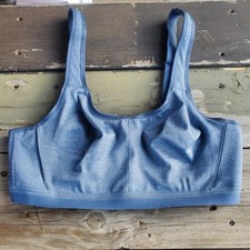 34C Wacoal 855170 Blue Sport High-Impact Underwire Workout Bra