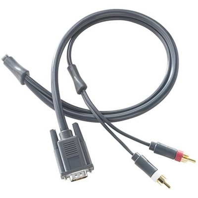 VGA HD AV Cable For Xbox 360 Gray A/v B4S-00001 Grey Very Good 1E