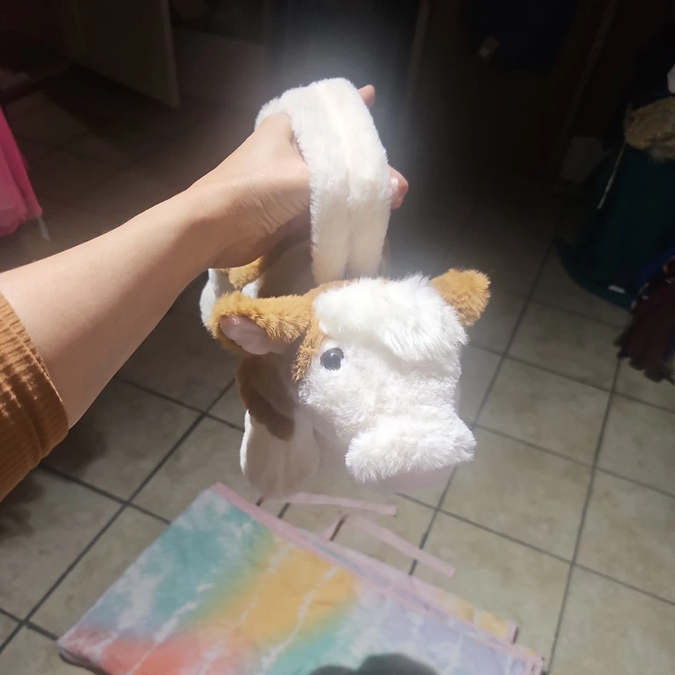 Marioneta de mano de felpa batido de vaca Gund 60152 ADORABLE USADO EN EXCELENTE ESTADO 11" Foto 4 de 4