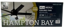 Hampton Bay LED Indoor/Outdoor Ceiling Fan with Light Kit and Reversible Blades
