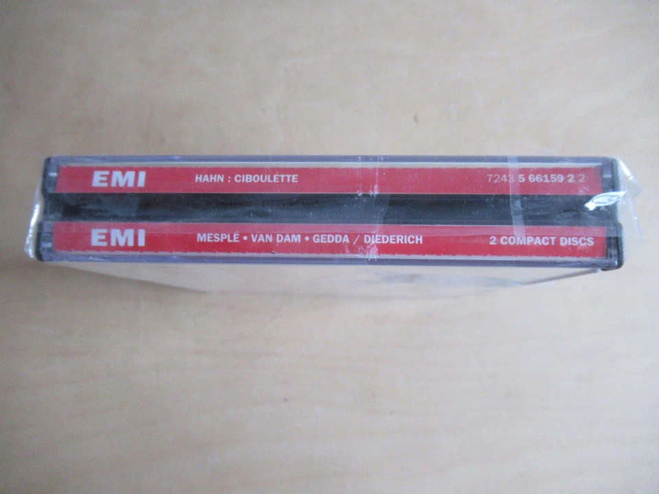 Reynaldo Hahn-Ciboulette-Mesple, Van Dam,Gedda-Cyril Diederich-2er sealed Emi CD - Bild 3 von 3