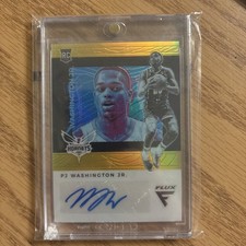 2019-20 Panini Chronicles Flux #FR-PJW PJ WASHINGTON JR. Rookie AUTO Gold 01/10