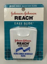 Johnson Johnson Reach Easy Slide Ultra Shred Resistant Dental Floss VTG 1997