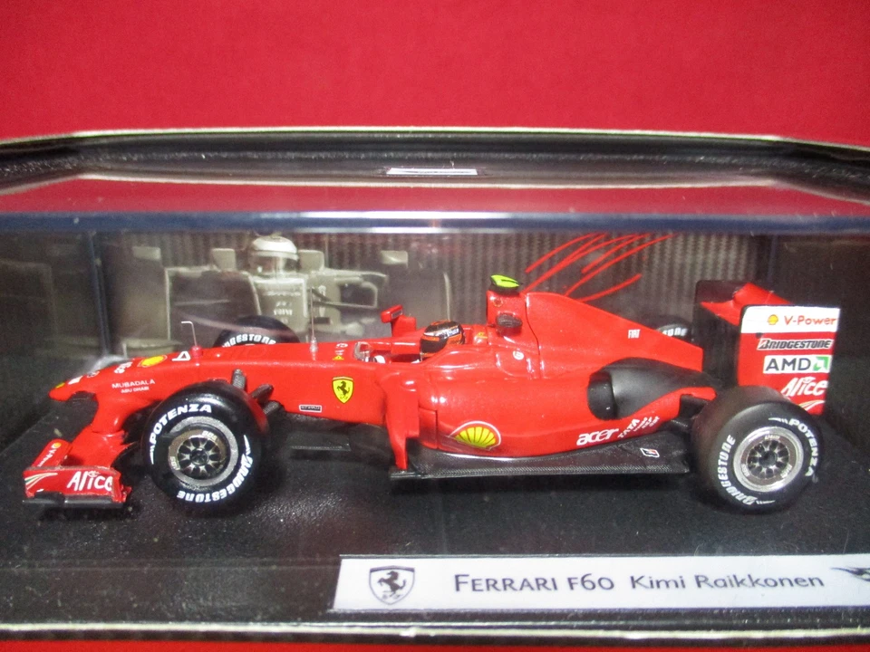 1/43 Scale Kimi Raikkonen Scuderia Ferrari F60 Racing Car Formula 1 F1 GP - Image 2 of 4