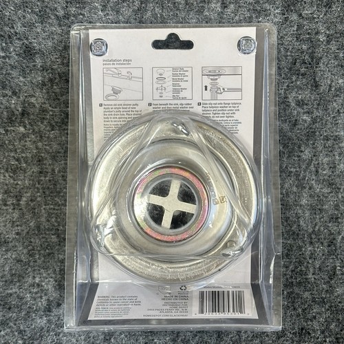 Lotto 3 colini per lavello Glacier Bay in acciaio inox 7043-106SS +3 colini bianchi - Foto 3 di 7