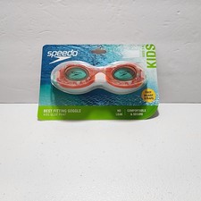 Kids Speedo Goggle Orange Age 3-6 Adjustable New In Pack