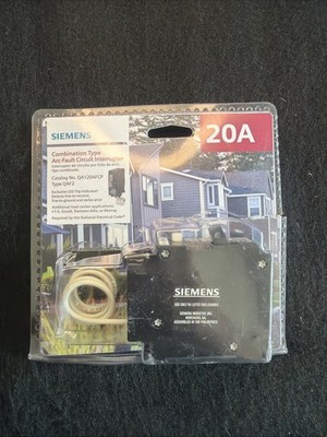Siemens QA120AFCP QAF2 20A Arc-Fault Circuit Interrupter