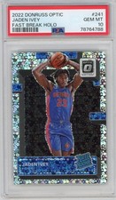 2022 DONRUSS OPTIC RC JADEN IVEY FAST BREAK HOLO #241 PISTONS PSA 10 GEM MINT