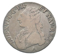 1775 W France Ecu Louis XVI *6548