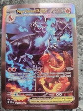 Mega Charizard X EX 125/094 Secret Rare Full Art Holo Pokémon TCG. Bella pulizia