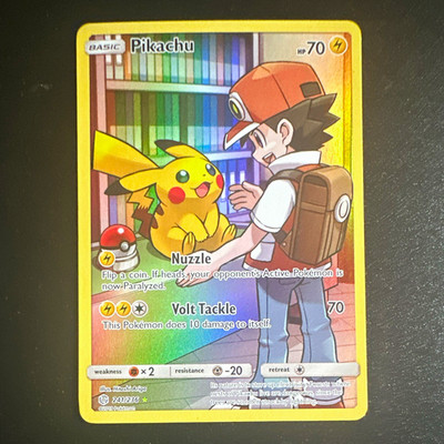 The Pokémon Company Pokémon TCG Pikachu 241/236 Secret Rare Full Art Holo Eng