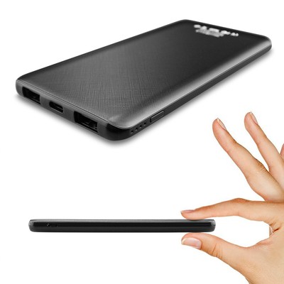 Slim Powerbank Externer Akku Externe Batterie Ladegerät USB Für Beheizbare Jacke