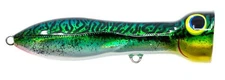Chug Norris Fishing Popper Lure 180mm Silver Green Durable Topwater Action