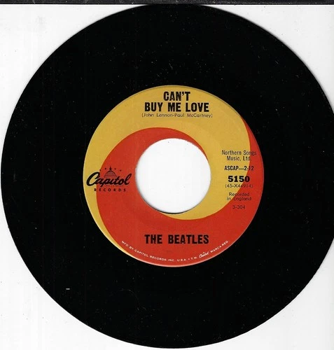 THE BEATLES/CAN'T BUY ME LOVE/YOU CAN'T DO THAT  USED 45RPM