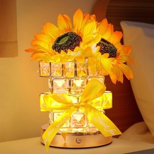Sunflower Flower Table Lamp Gifts: Mothers Day Birthday Gifts for Women Mom G...