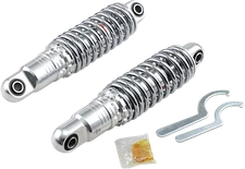 DRAG SPECIALTIES SHOCKS Premium Ride-Height Adjustable Shocks - Chrome - Heavy