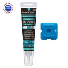 Silicone Sealant Caulk Tube 120g Black Weatherproof Flexible Strong Adhesion
