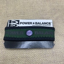 Original Rare Material POWER BALANCE bracelet Size Large. Not Silicon