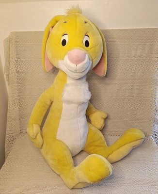 Disney großer weicher Plüschhase Winnie Puuh gelber Hase sitzt 26 cm