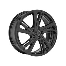 ALUFELGE MSW MSW 60 FUR VOLKSWAGEN SCIROCCO 7X17 5X112 GLOSS BLACK BPE
