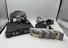 Nintendo 64 N64 Console & Controller with 4 Games Tested & Working FREEPOST