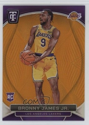 2024 Totally Certified Orange Platinum Mirror 34/75 Bronny James Rookie RC hs9