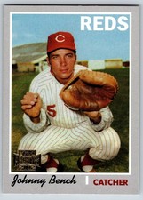 Johnny Bench 1970 Topps #660 Cincinnati Reds See Photos
