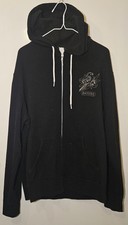 Bayside Interrobang Unisex Zip Up Hoodie Size L