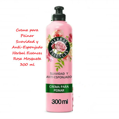 Cream Hair Herbal Essence Suavidad y Anti-Esponjado Rosa Mosqueta