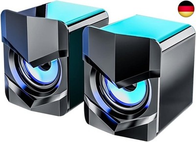 Etlephe PC Lautsprecher, USB Computer Lautsprecher 2.0 Stereo