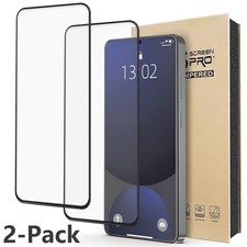 2Packs Case Friendly For Samsung Galaxy S24 FE Tempered Glass Screen Protector