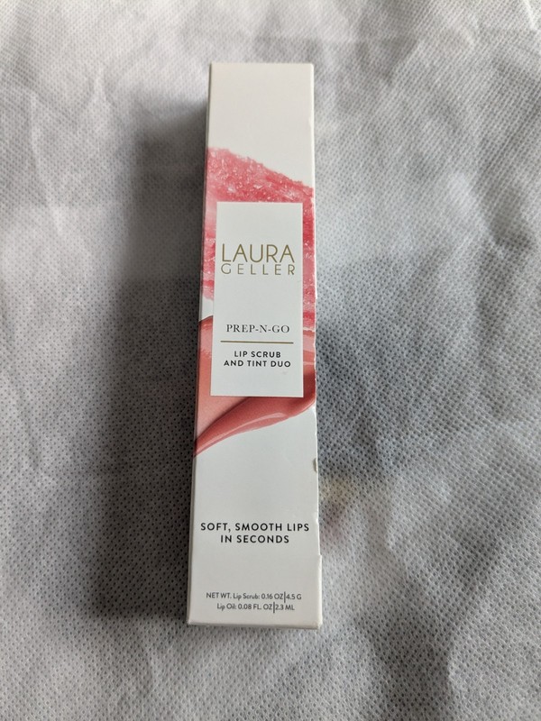 LAURA GELLER Lip Scrub and Tint Duo In Finish Line 0.16 Oz Brand New In Box