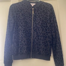 Gorgeous Miss Selfridge cardigan zip up jacket velvet leopard print top petite 4