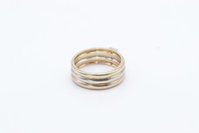 750 Goldring Tricolor mit Diamanten – 18K Gold-Ring Rosegold, Weißgold, Gelbgold