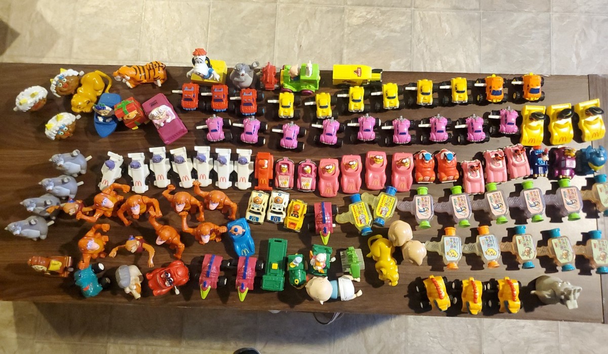 Huge Lot Of Vintage Happy Meal Toys 80s 90s McDonald's Burger King