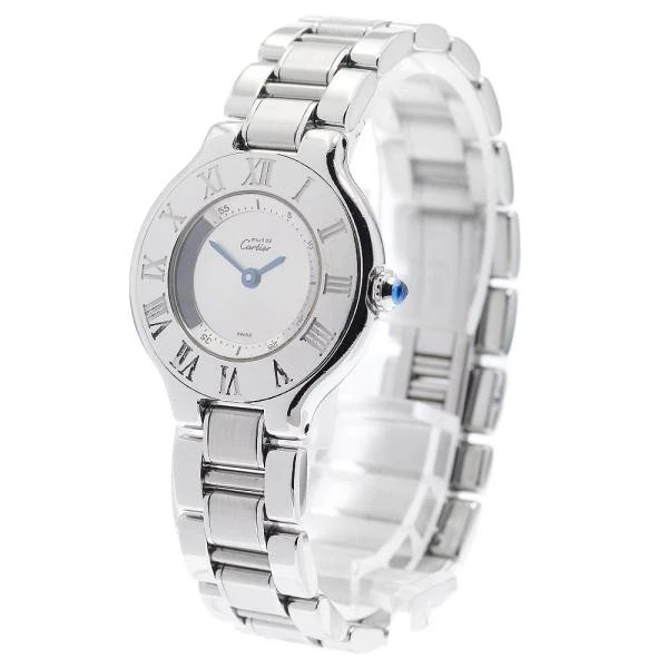 Cartier — Cartier Must de Cartier W10109T2 28mm SS Silver Dial Quartz Watch #C9735