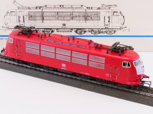 Locomotora eléctrica de marcha rápida Märklin 3358 BR 103 115-2 DB como ¡NUEVA! EMBALAJE ORIGINAL 1707-28-03 | Condition: Gebraucht