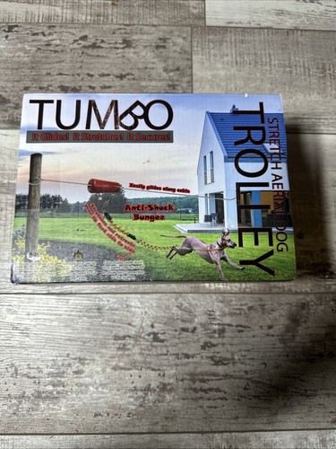 Tumbo Trolley 150ft - Anti-Shock Aerial Dog Runner for Yard Small and Large D... - Picture 3 of 9