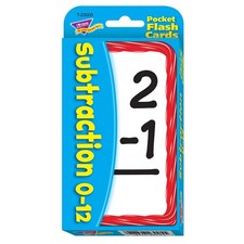 TREND Subtraction 0-12 Pocket Flash Cards T-23005 UPC 078628230055