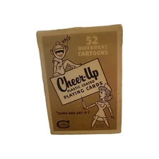Vintage Cheer-Up 54 Different Cartoons Deck of Playing Cards JBx25
