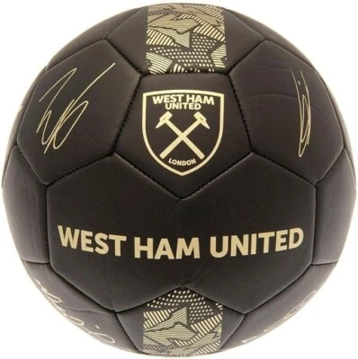 WEST HAM FC West Ham United FC Fußball Phantom Signaturball schwarz Größe 1 offizielle Lizenz