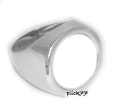 Indian Head Penny Coin Ring Sterling Silver Smooth High Polished