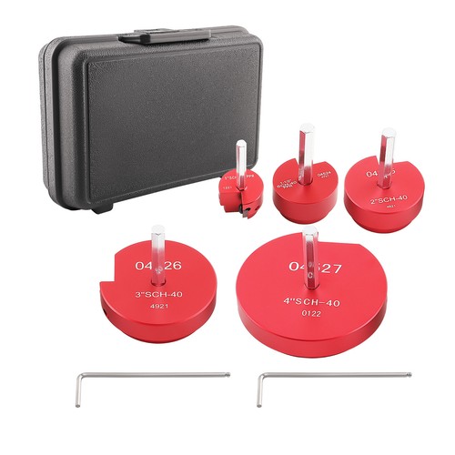 Ahorrador de montaje de PVC de 5 piezas con eje hexagonal de 3/8 pulgadas y cabezal de herramienta de plomería de aluminio - Imagen 2 de 11